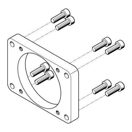 Festo Motor Flange EAMF-A-95B-100A EAMF-A-95B-100A
